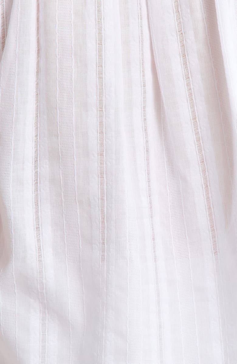 Splendid Meadow Stripe Cotton Crop Top, Alternate, color, White