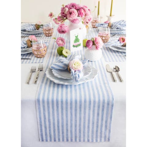 Linen Table Runner - Amalfi Stripe