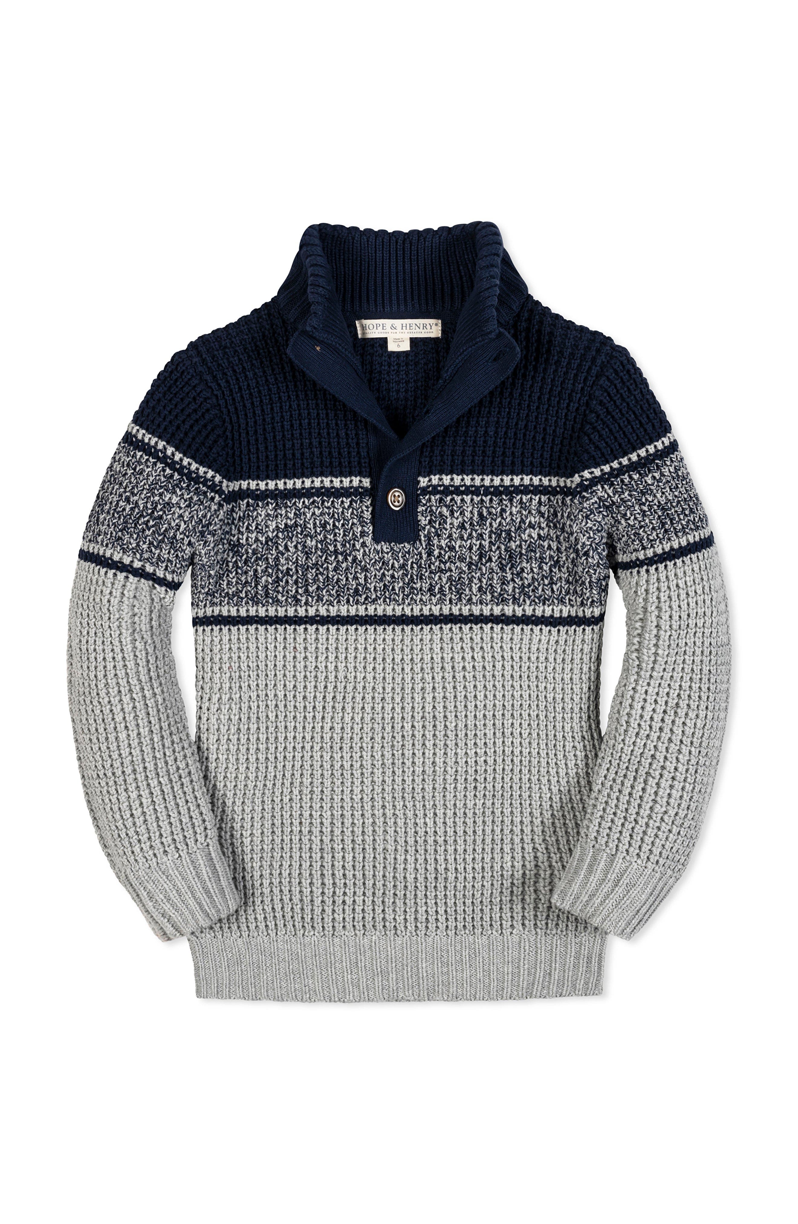 Navy and Gray Stripe
