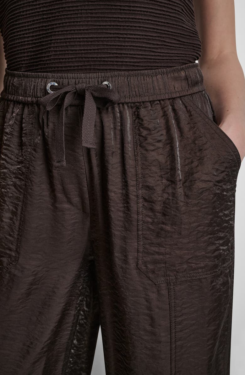 DKNY Ankle Tie Pants, Alternate, color, Tobacco