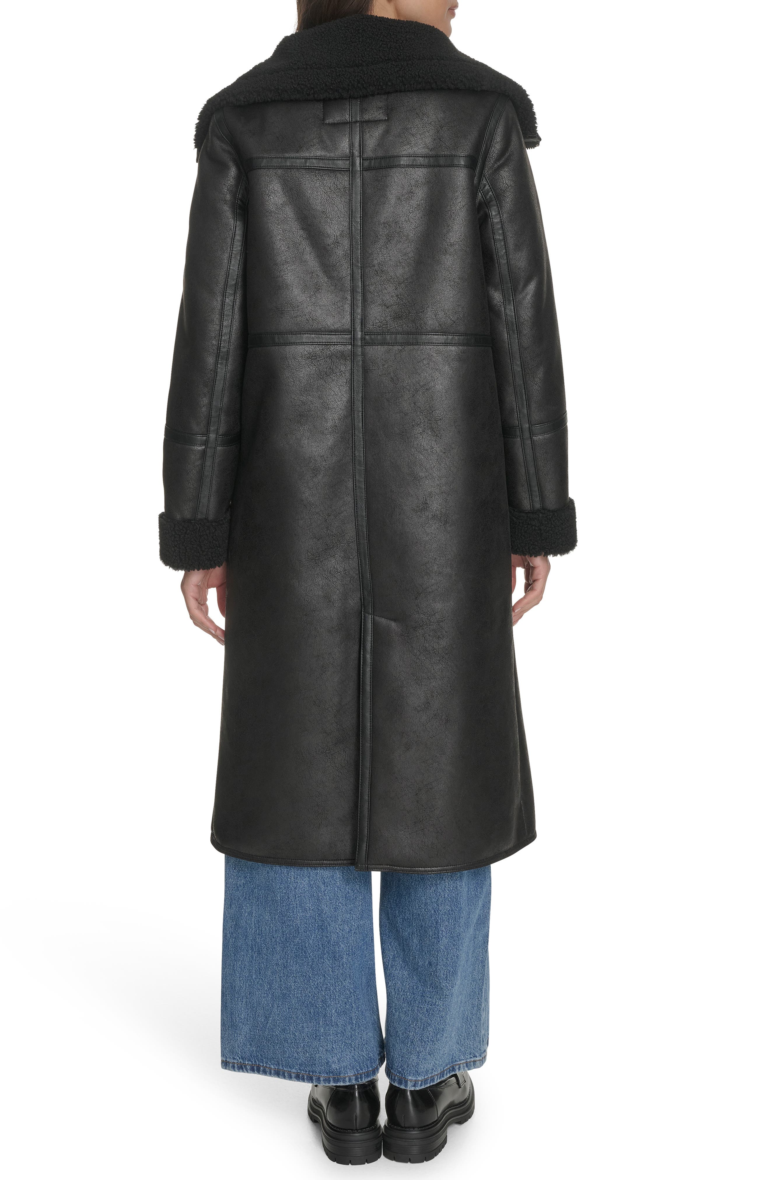 Faux Shearling Coat - image 2
