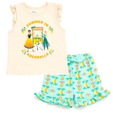 Tank Top & French Terry Shorts Set (Toddler, Little Kid & Big Kid)