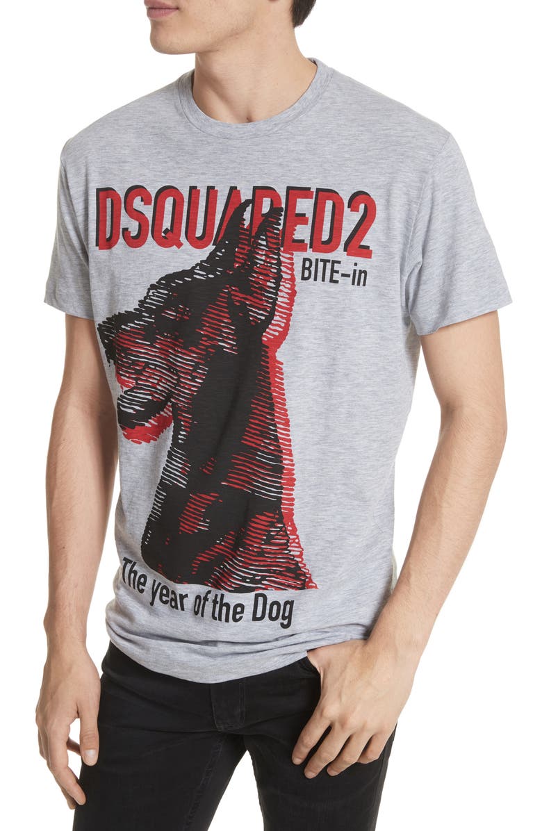 Dsquared2 Dog Logo Graphic T-Shirt, Alternate, color, 