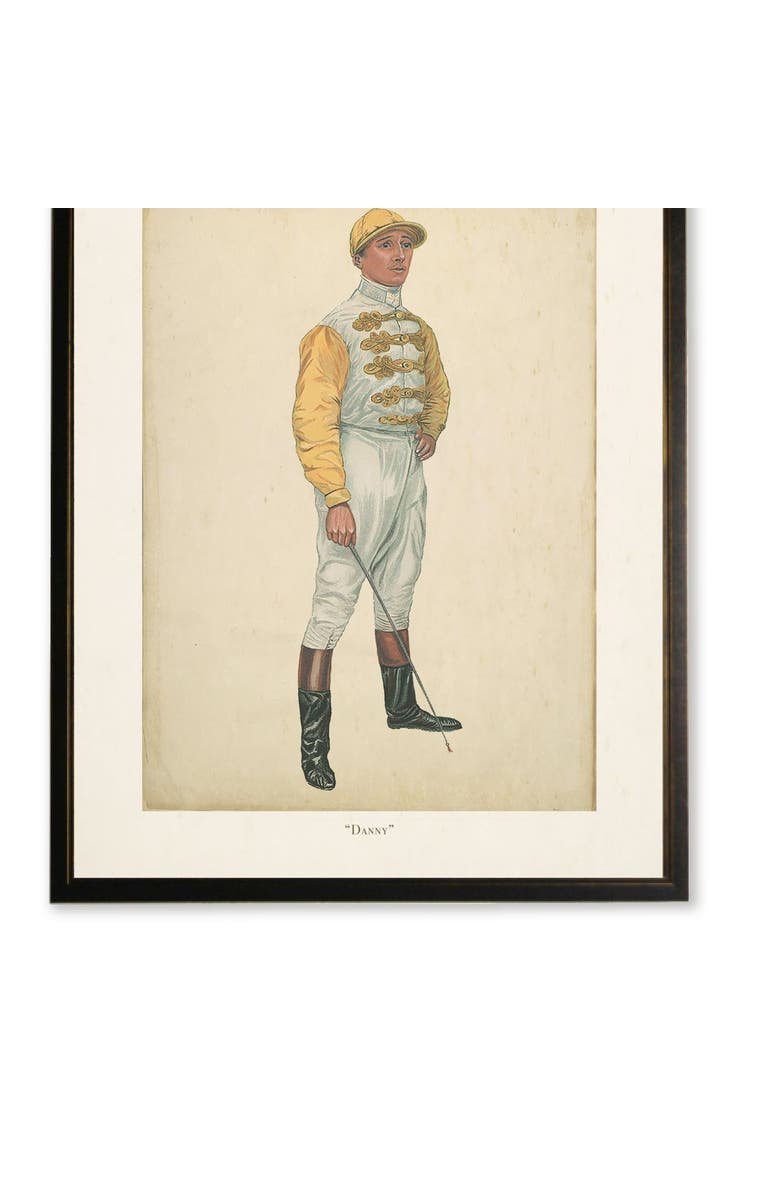 Antique Curiosities "Danny" Jockey in Copper and Black Frame, Main, color, Multi