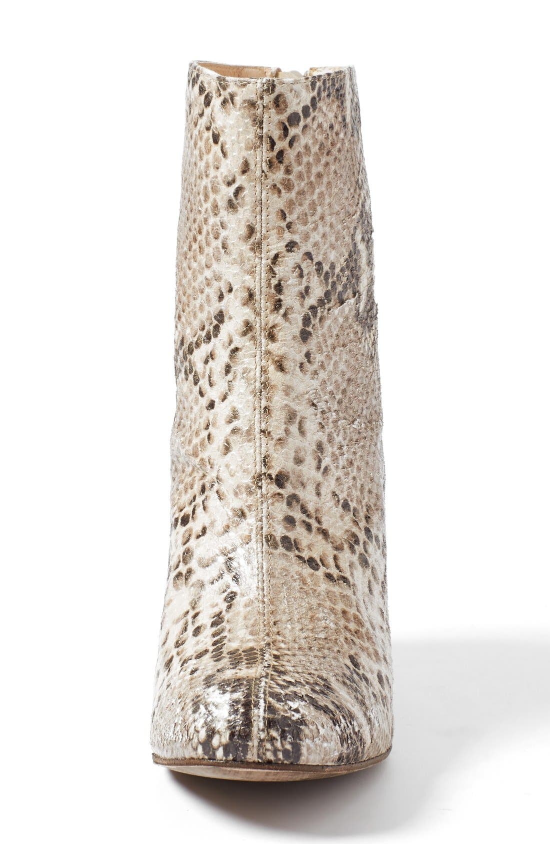 Cecile Block Heel Bootie, Alternate, color, TAUPE SNAKE PRINT LEATHER