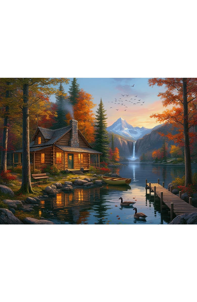 Sunsout Cabin by Crystal Lake 1000 piece Jigsaw Puzzle for Adults, Alternate, color, Multicolor