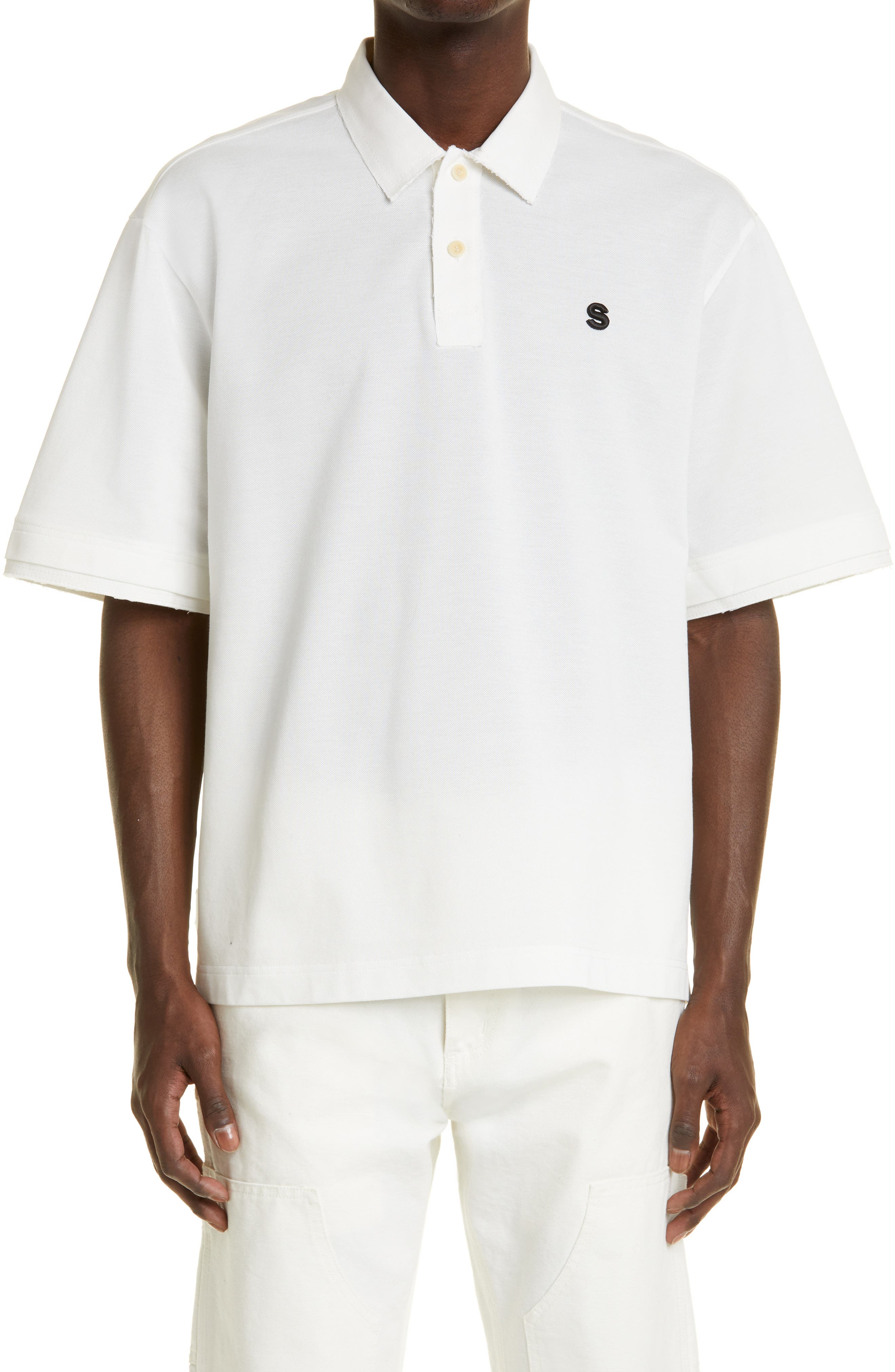トップス Sacai 21SS/Cotton Jersey Polo Shirt/ Sacai Cotton Piqué Polo (Men) | Nordstrom