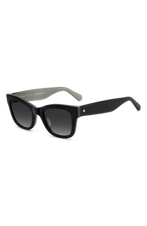 Kate Spade New York Aimee 50mm Cat Eye Sunglasses In Black
