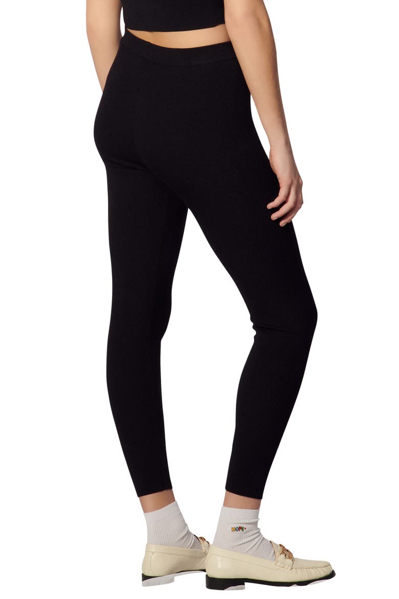 Embroidered Rib Pants, Alternate, color, MARINE