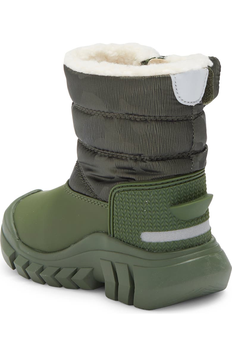 Hunter Kids' Intrepid Waterproof Snow Boot, Alternate, color, Flexing Green