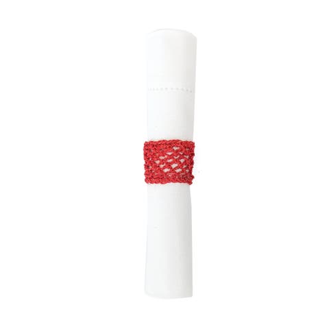 Lacey Coral Napkin Ring