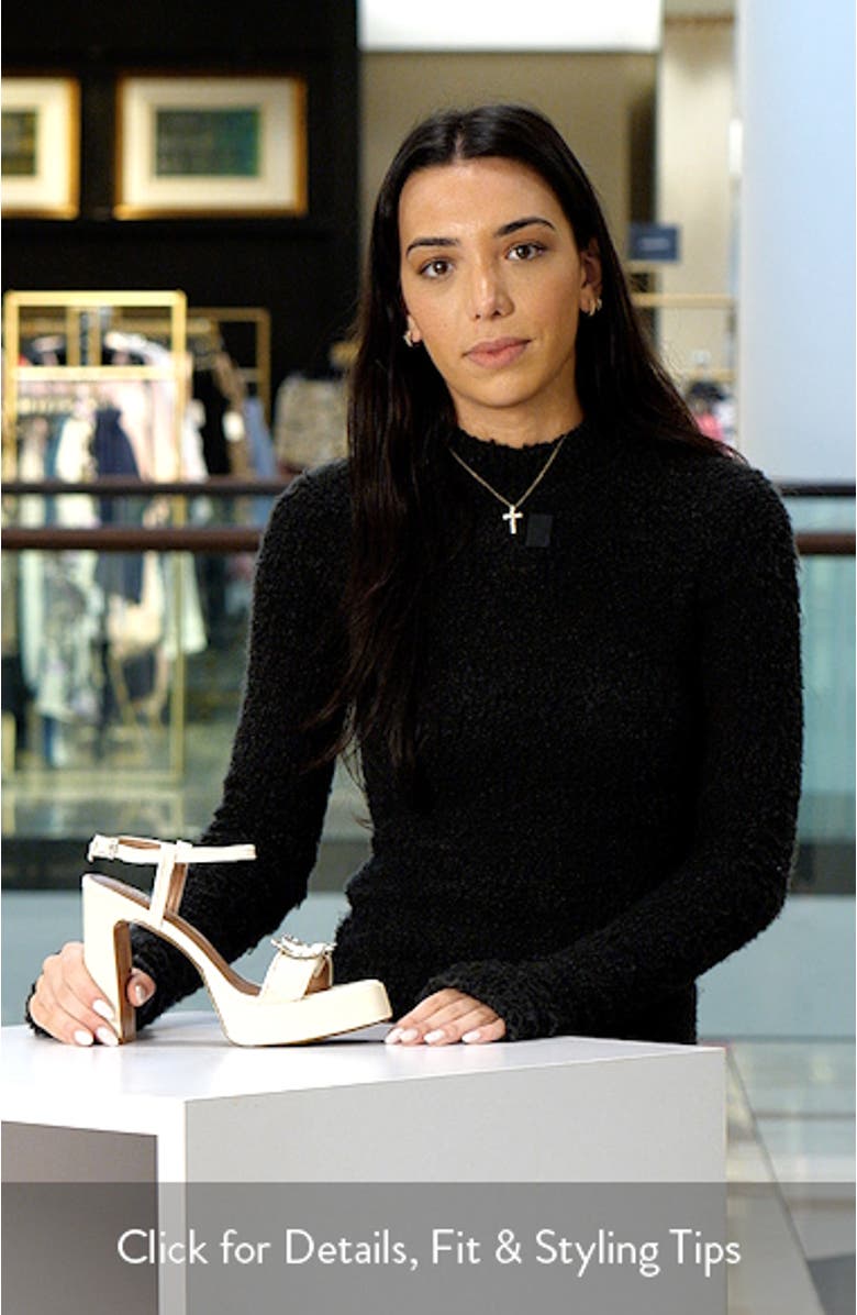 Liandra Ankle Strap Platform Sandal, sales video thumbnail