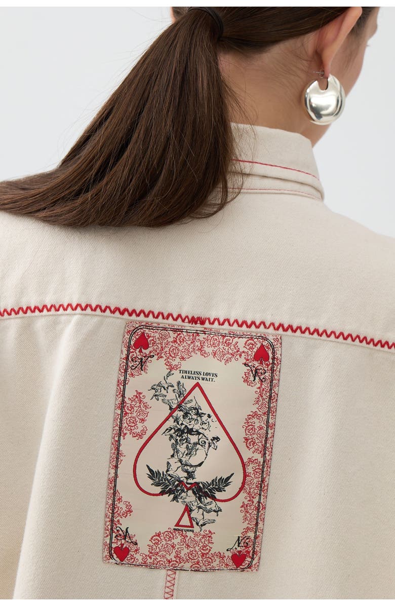 Nocturne Appliqué Long Sleeve Shirt, Alternate, color, 