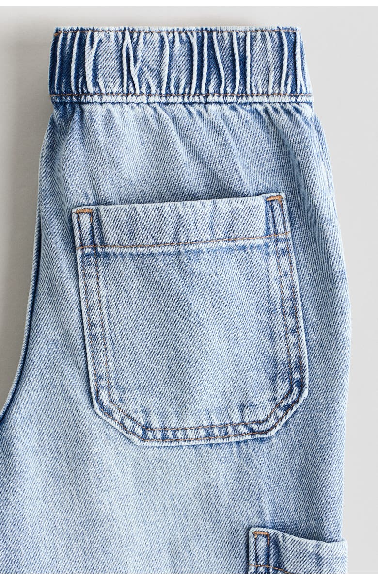 H&M Denim Cargo Joggers, Alternate, color, Pale Denim Blue