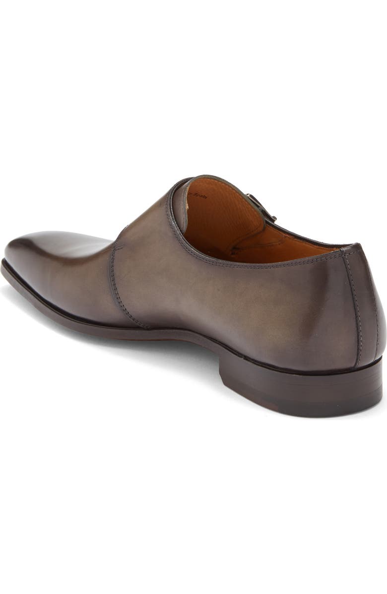 Magnanni Remo Double Monk Strap Loafer, Alternate, color, Grey