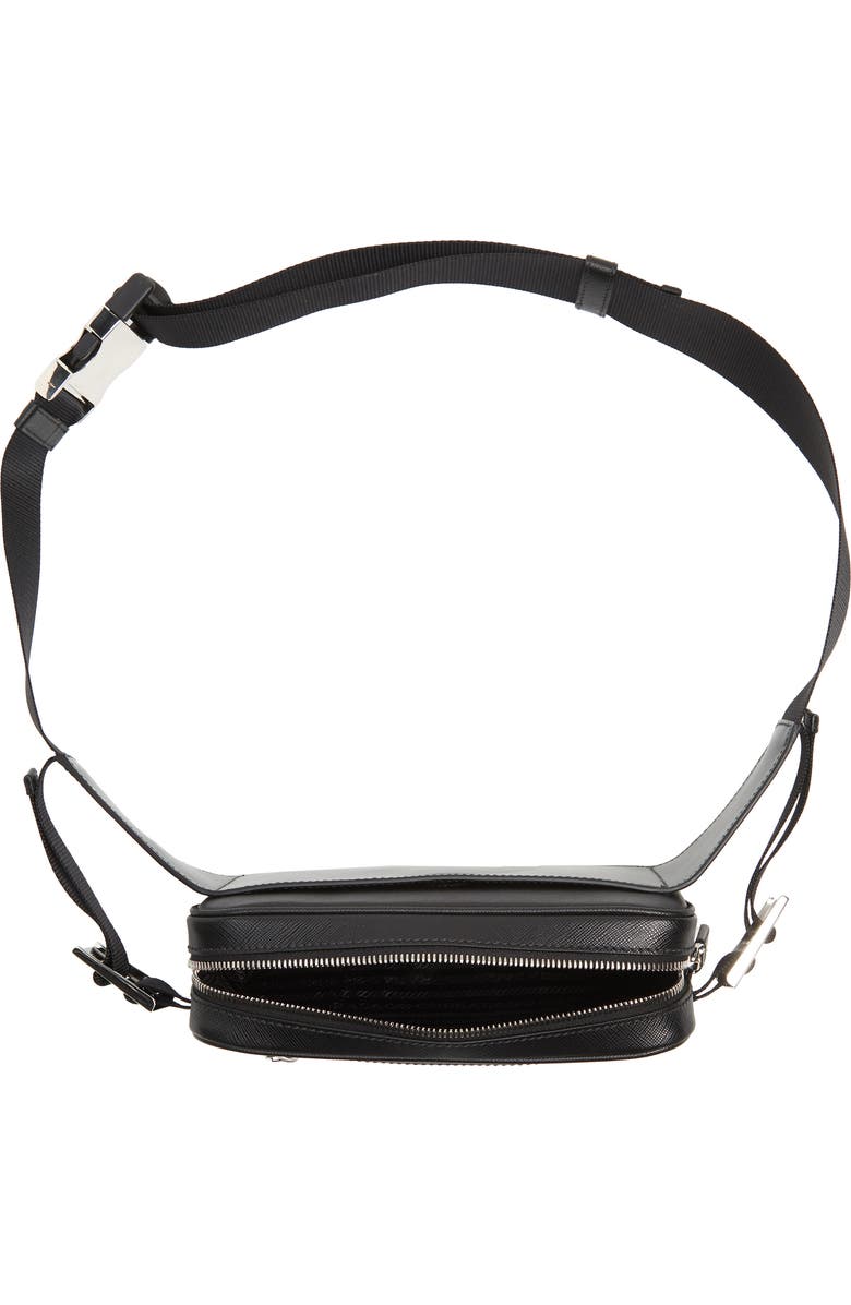 Prada Saffiano Leather Belt Bag, Alternate, color,