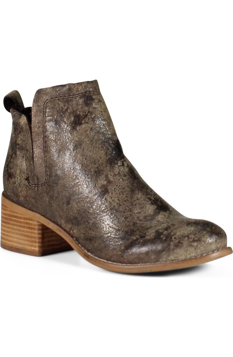 Diba True WIN DOE Vintage leather bootie, Main, color, Charcoal