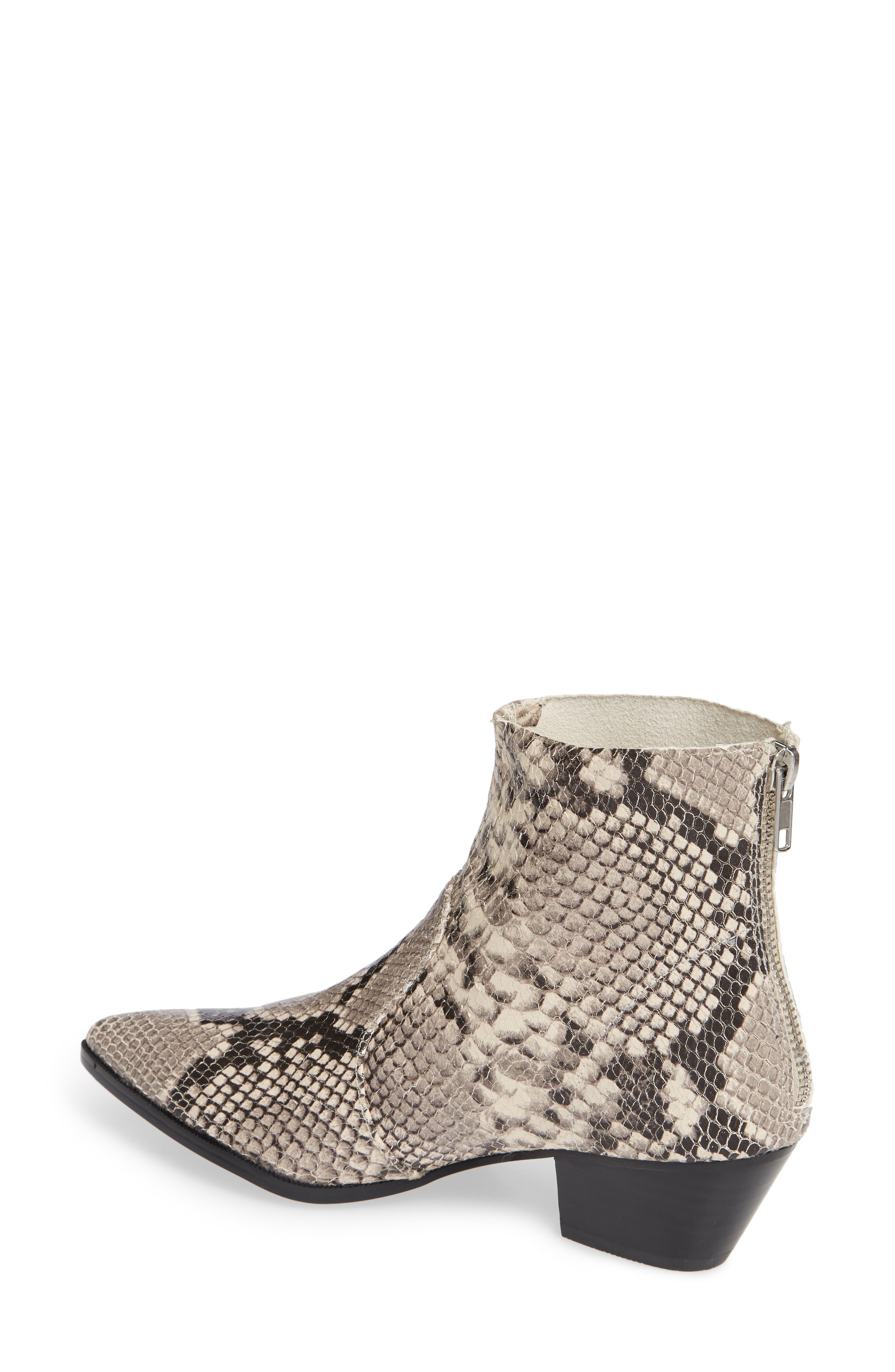 Café Boot, Alternate, color, NATURAL SNAKE