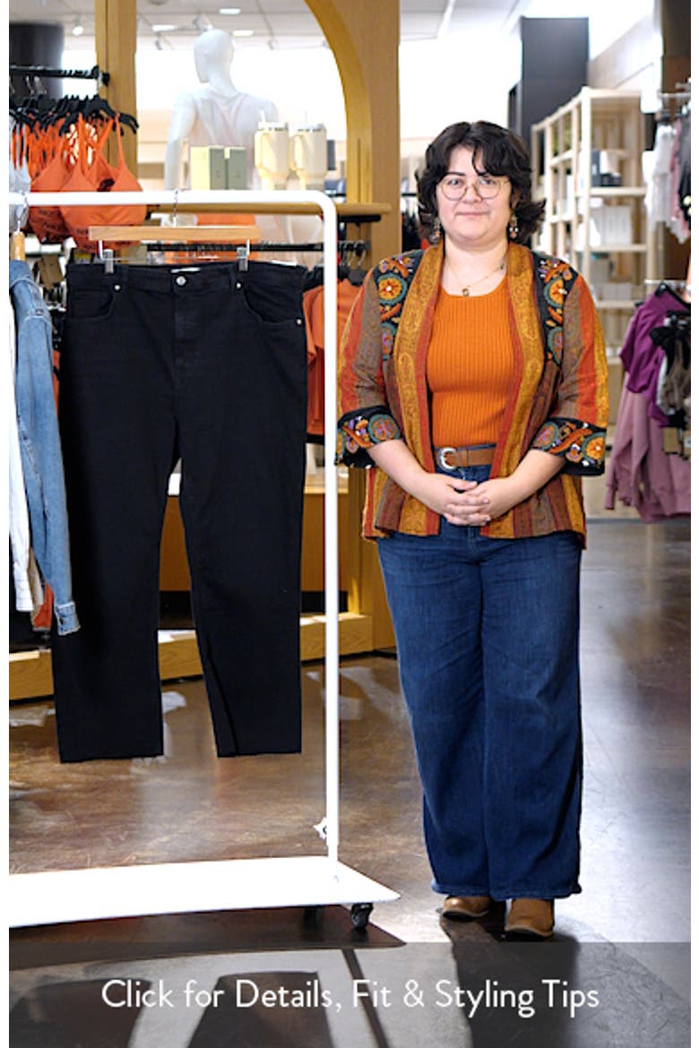Raw Hem Crop Flare Jeans video