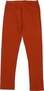 Leveret Girls Cotton Leggings, Solid Colors