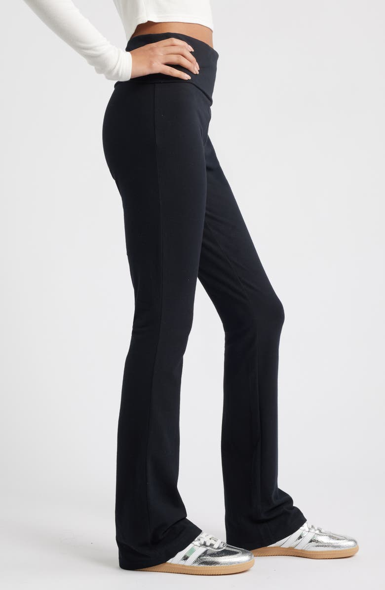 BP. Foldover Leggings, Alternate, color, Black