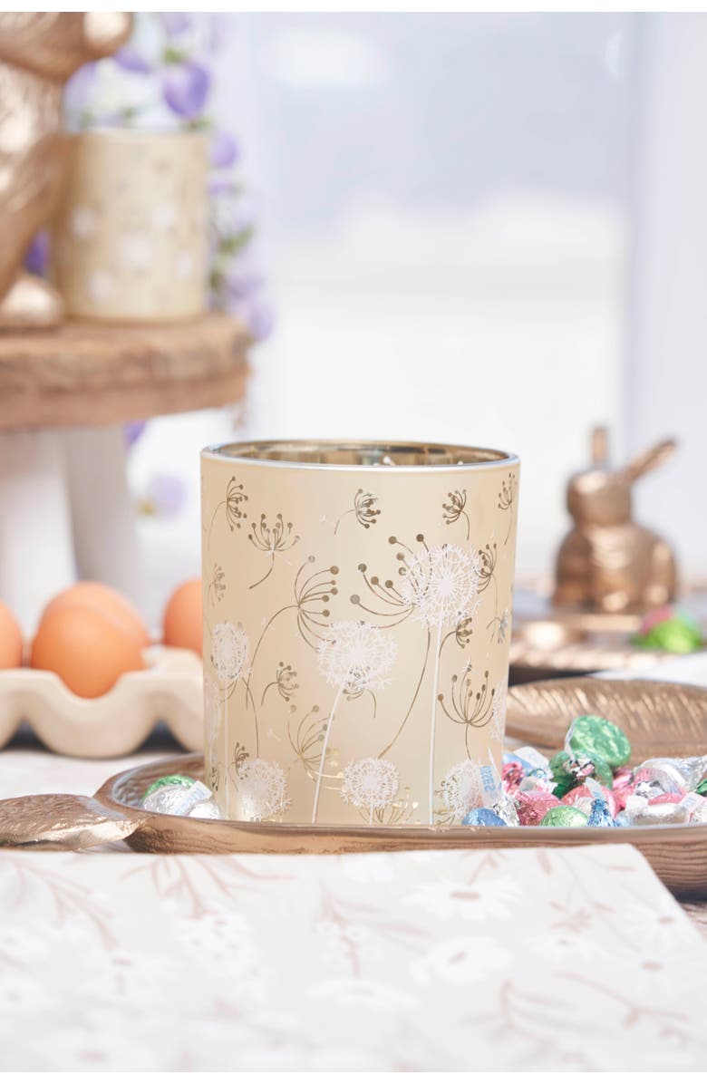 C&F Home Medium Spring Dandelion Candle Holder, Alternate, color, Gold