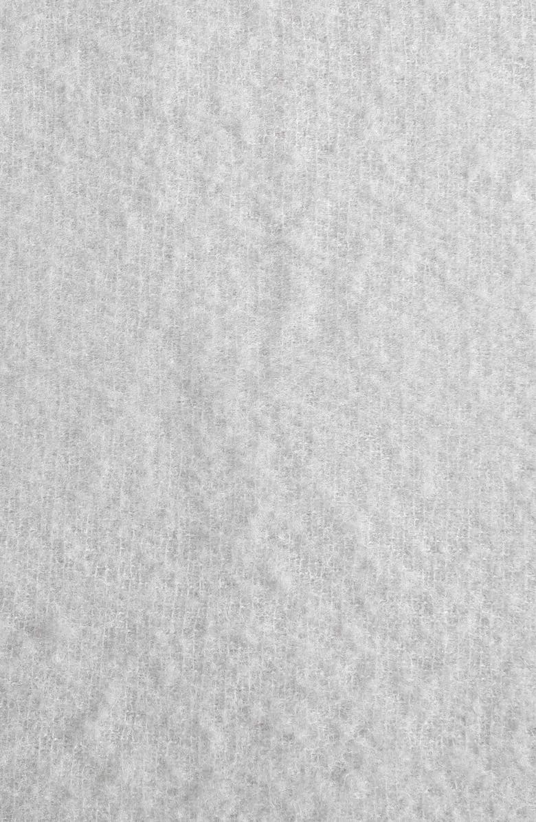 Calvin Klein Home Faux Mohair Throw Blanket, Alternate, color, Medium Grey