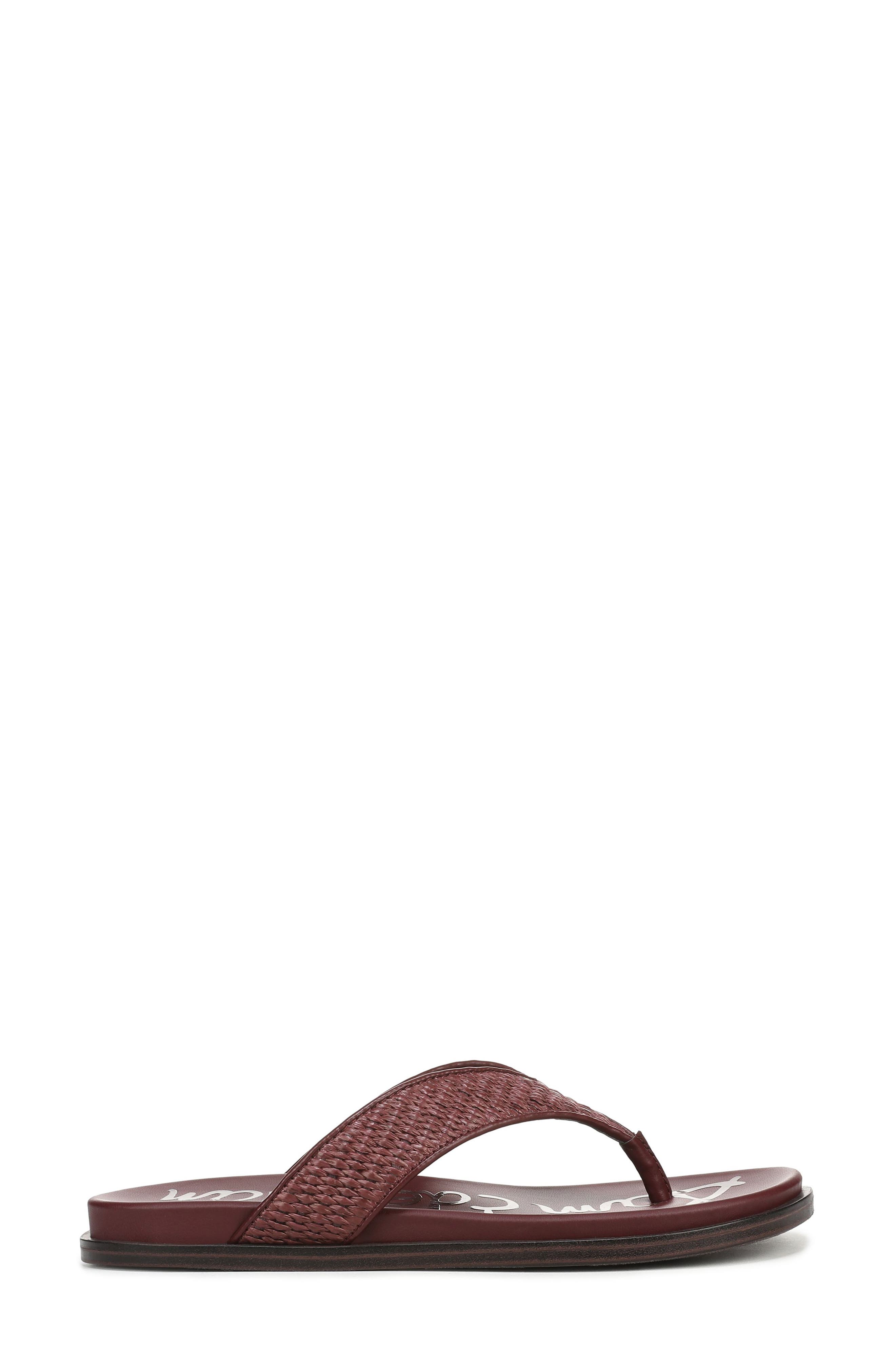 Lila Flip Flop, Alternate, color, BRICK