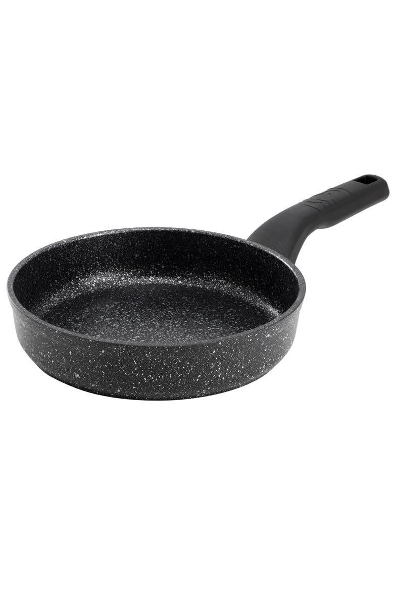 Ornella Nonstick 8 Inch Aluminum Frying Pan, Main, color, Black