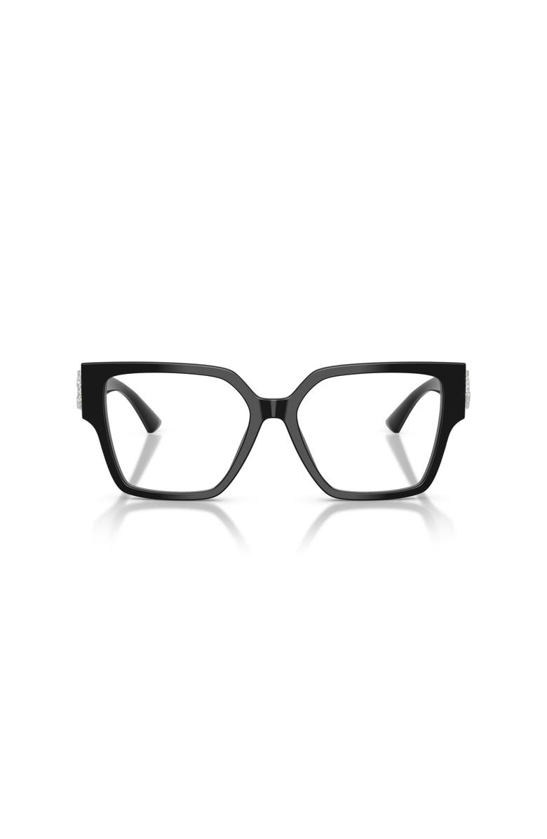 Jimmy Choo 53mm Square optical glasses, Alternate, color, Black
