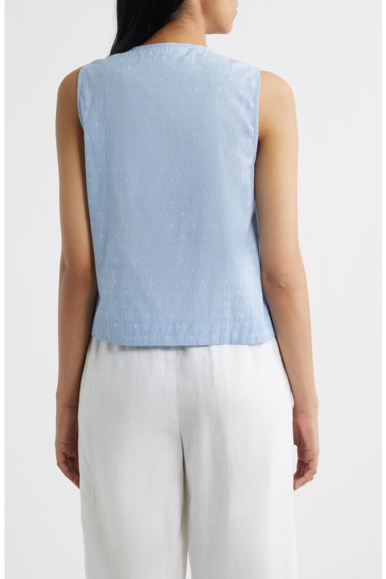 Clip Dot Button Front Top, Alternate, color, RIVIERA PINSTRIPE