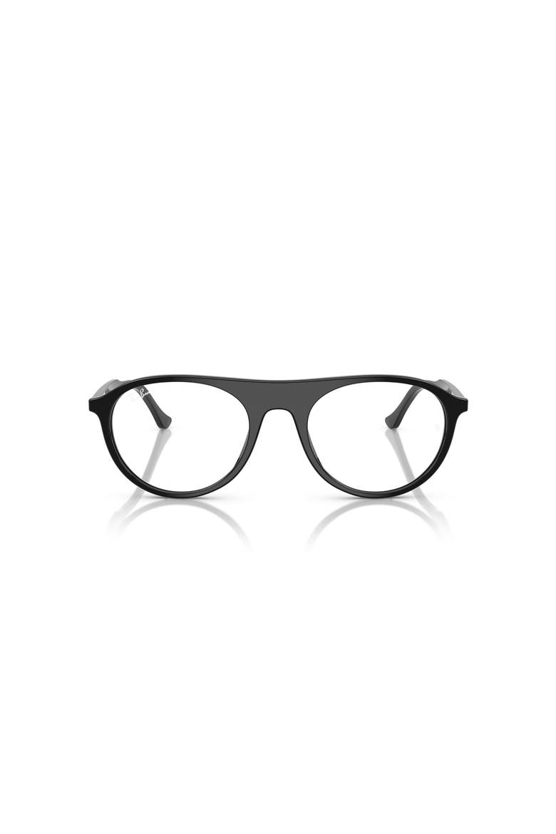 53mm Square optical glasses, Alternate, color, Black
