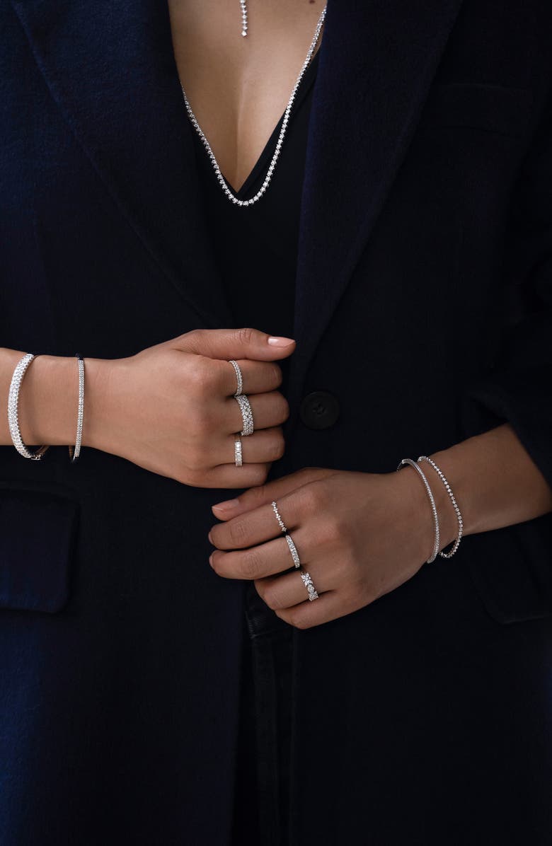 Bony Levy Audrey Diamond Stretch Bracelet, Alternate, color, 18K White Gold