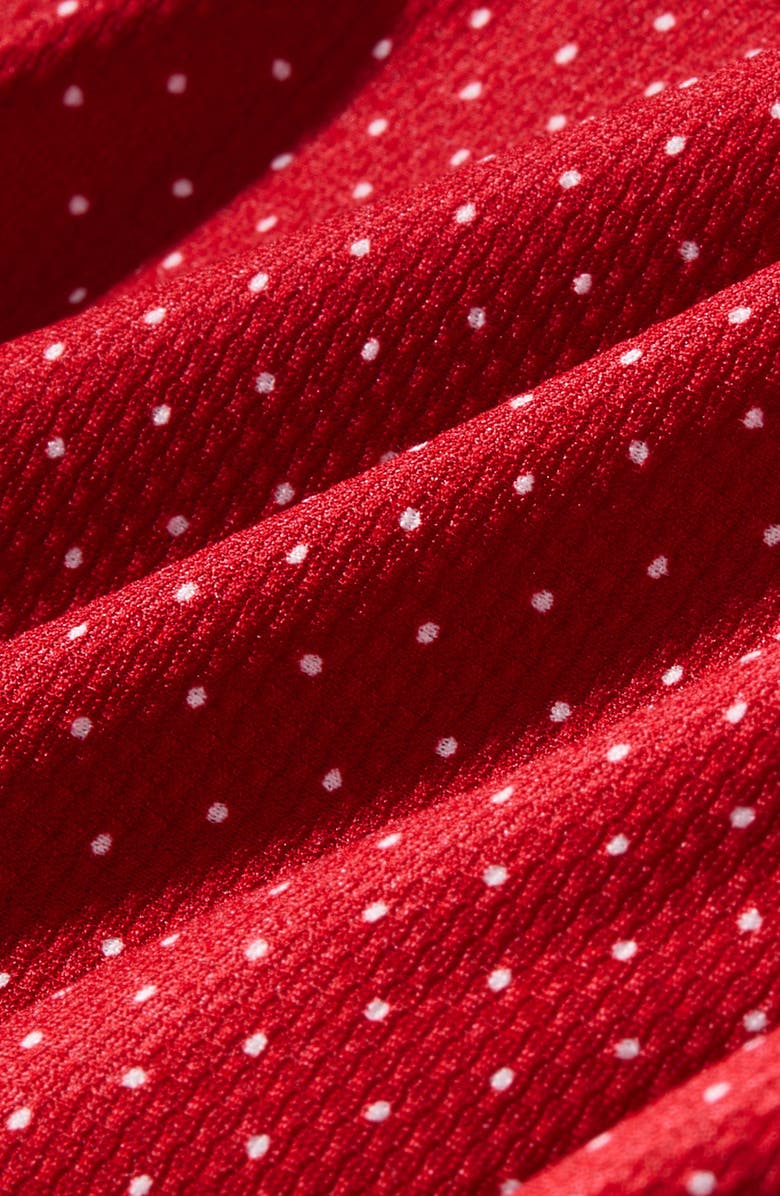 Mizzen+Main Haylard Trim Fit Red Hot Dot Short Sleeve Button-Up Shirt, Alternate, color, Red Hot Dot