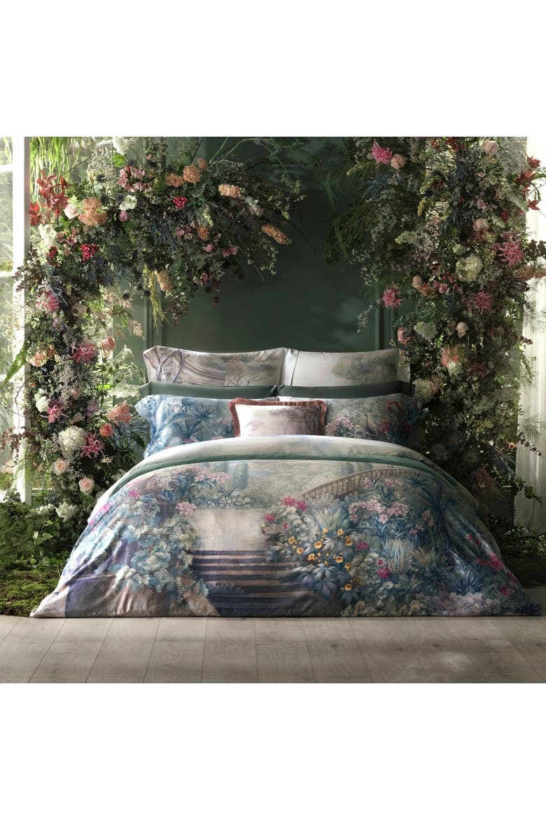 Elysium duvet cover, Alternate, color, White