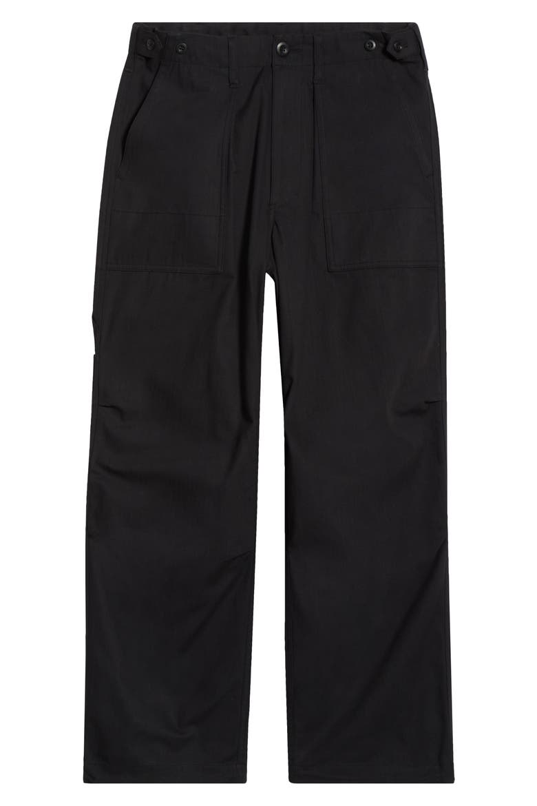 Takibi Herringbone Pants, Alternate, color, BLACK