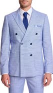 PAISLEY & GRAY Soho Slim Fit Double Breasted Suit Jacket