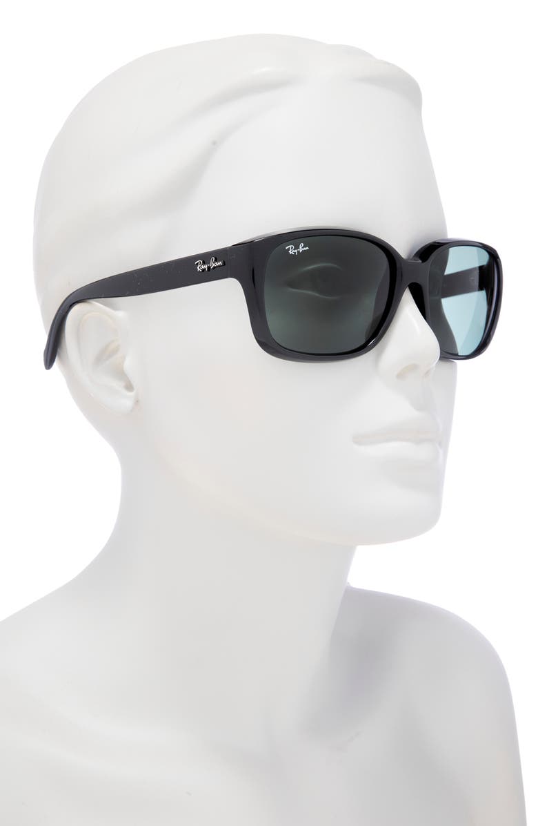 Ray-Ban Retro Inspired Sunglasses, Alternate, color, Black