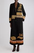 Dries Van Noten Richy Embellished Cotton Twill Coat