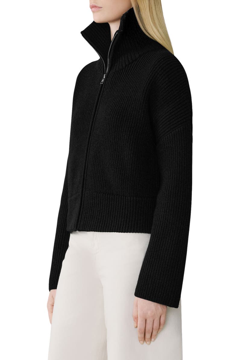Soia & Kyo Noelle Rib Cardigan, Alternate, color, Black