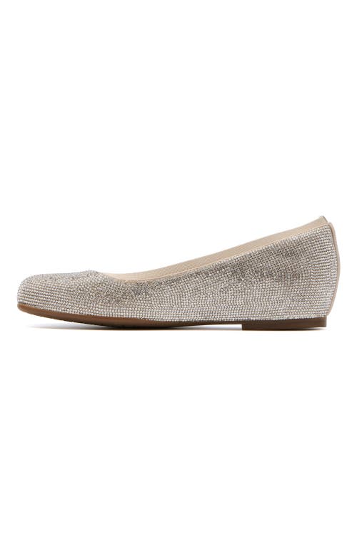 Abeo Cadence Ballet Flat In Gold Sparkle - Regular