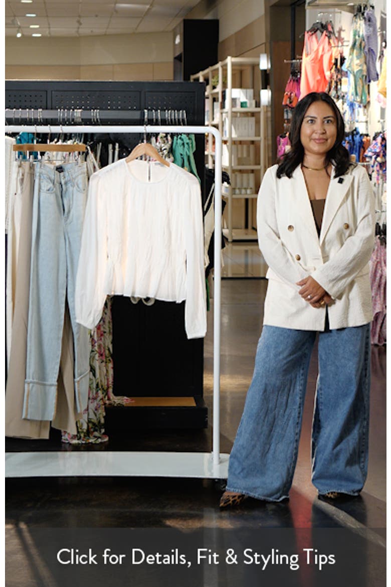 Melani Blouson Sleeve Woven Shirt video