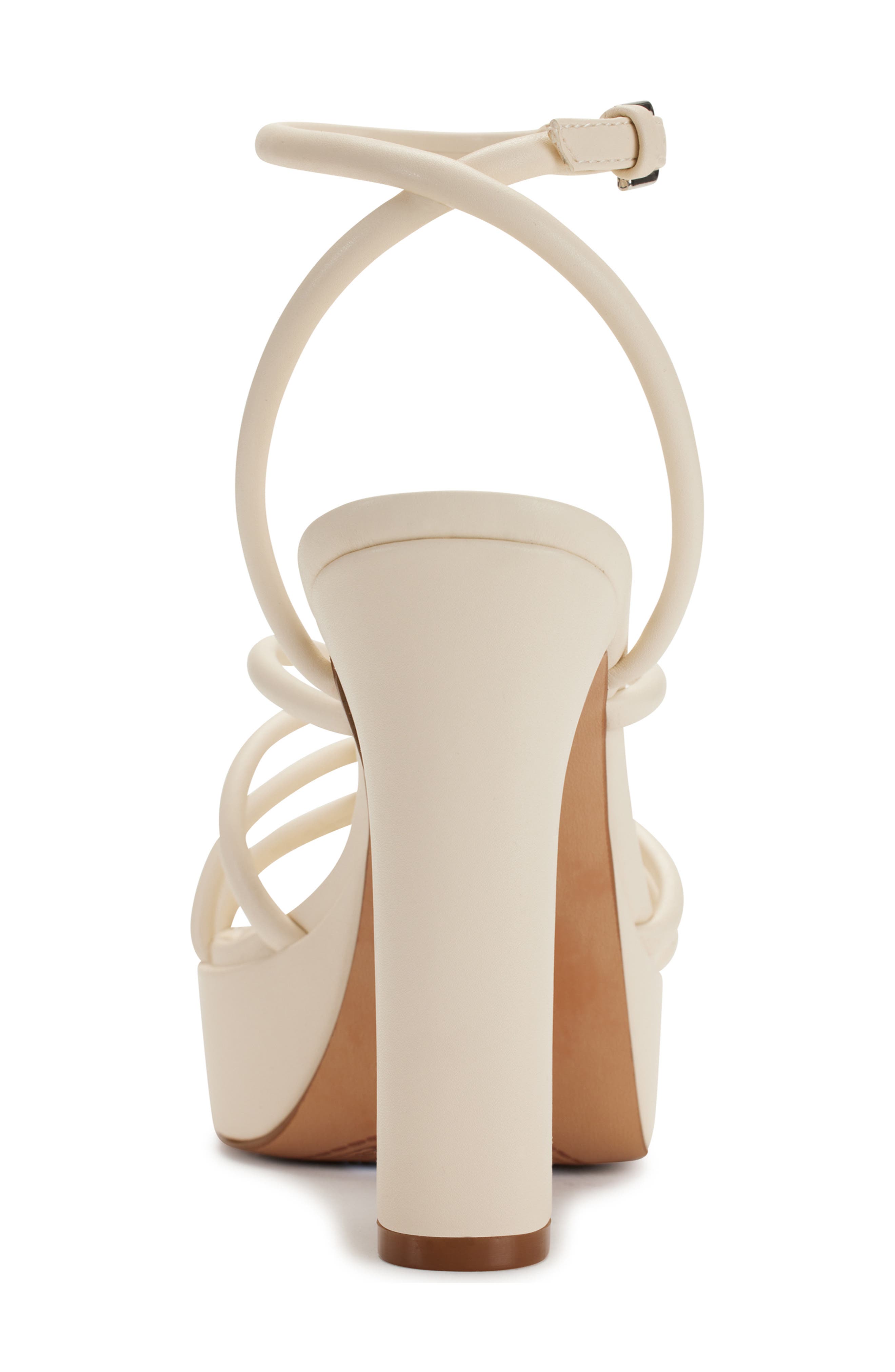 DKNY Delicia Ankle Strap Platform Sandal, Alternate, color, Silver