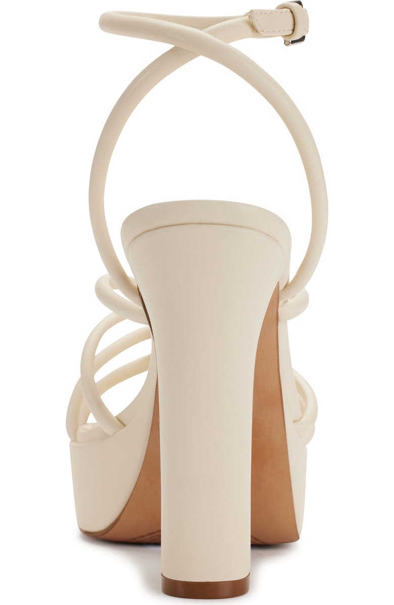 DKNY Delicia Ankle Strap Platform Sandal, Alternate, color, Silver