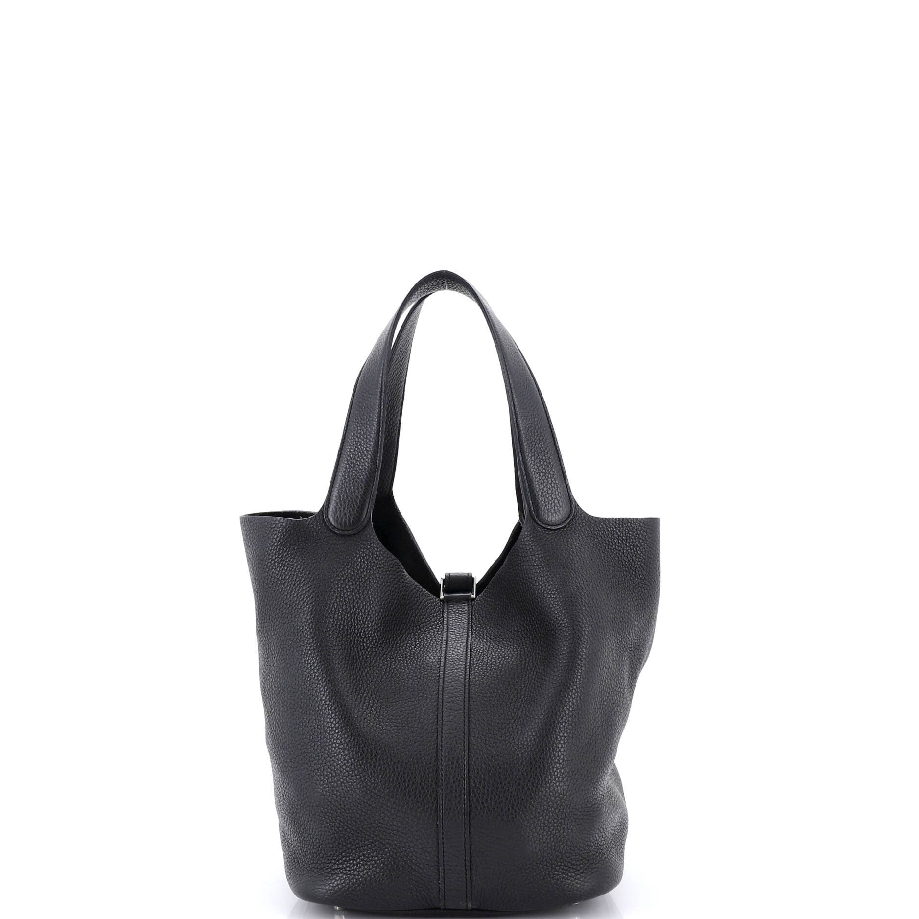 Pre-Owned Hermes Picotin Lock Bag Clemence GM, Alternate, color, Plomb