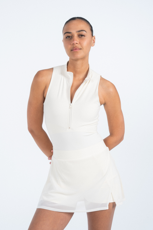 Sierra Madre Golf Ready Zip Bodysuit