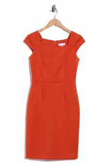 Cap Sleeve Sheath Dress
