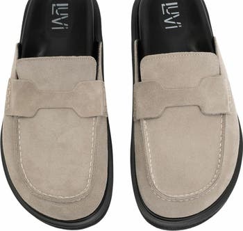 Laven Suede Leather Clogs