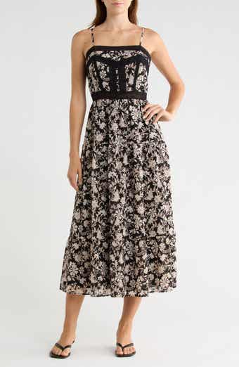 Melrose and Market Lace Bodice Tiered Dress