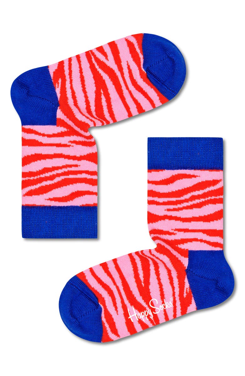 Happy Socks WWF 4-Pack Cotton Blend Sock Gift Set, Alternate, color, 